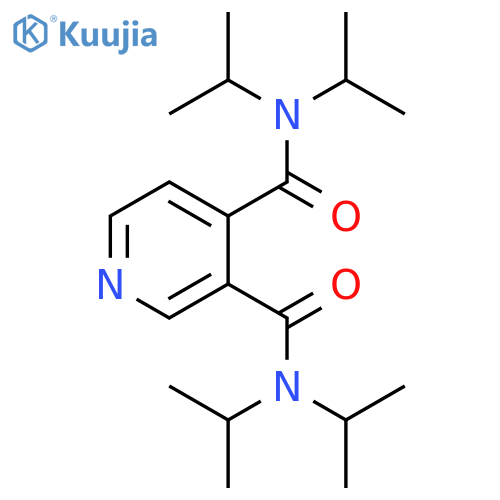 3,4-Pyridinedicarboxamide, N3,N3,N4,N4-tetrakis(1-methylethyl)- structure