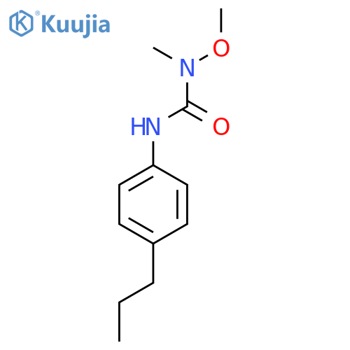 Urea, N-methoxy-N-methyl-N'-(4-propylphenyl)- structure