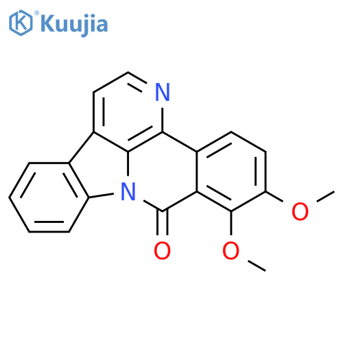6,7-dimethoxy-8H-benzo[c]indolo[3,2,1-ij][1,5]naphthyridin-8-one structure