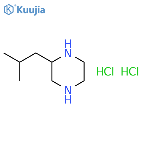 2-Isobutylpiperazine dihydrochloride structure