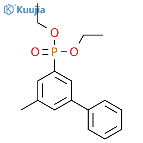 Phosphonic acid, (5-methyl[1,1'-biphenyl]-3-yl)-, diethyl ester structure