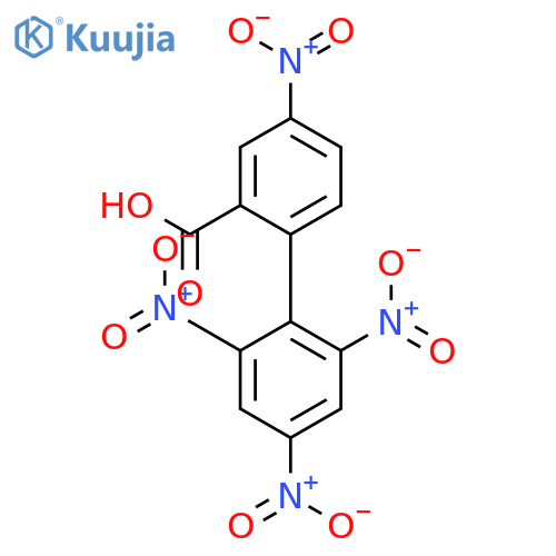 [1,1'-Biphenyl]-2-carboxylic acid, 2',4,4',6'-tetranitro- structure