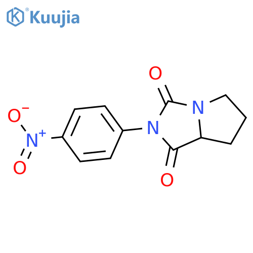 1H-Pyrrolo[1,2-c]imidazole-1,3(2H)-dione, tetrahydro-2-(4-nitrophenyl)- structure