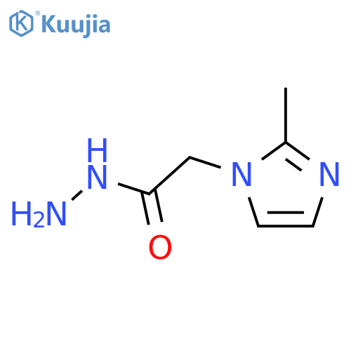 2-(2-Methyl-1H-imidazol-1-yl)acetohydrazide structure