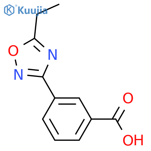 3-(5-Ethyl-1,2,4-oxadiazol-3-yl)benzoicacid structure
