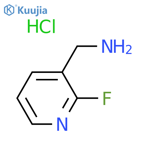 (2-fluoro-3-pyridyl)methanamine;hydrochloride structure