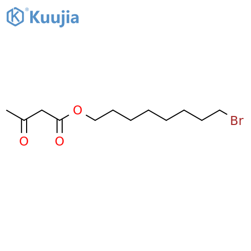 BUTANOIC ACID, 3-OXO-, 8-BROMOOCTYL ESTER structure