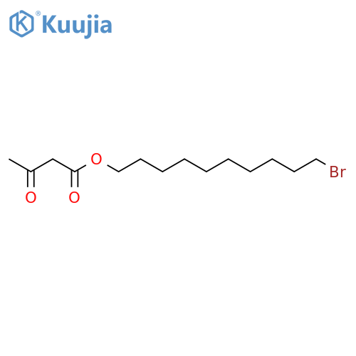 BUTANOIC ACID, 3-OXO-, 10-BROMODECYL ESTER structure