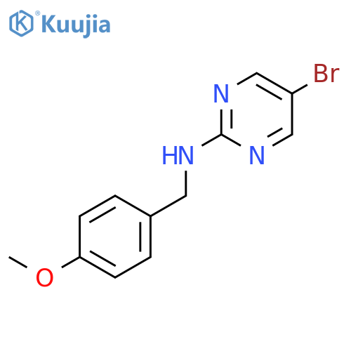 5-Bromo-2-(4-methoxybenzylamino)pyrimidine structure