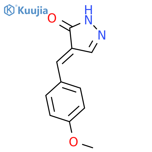 3H-PYRAZOL-3-ONE, 2,4-DIHYDRO-4-[(4-METHOXYPHENYL)METHYLENE]- structure