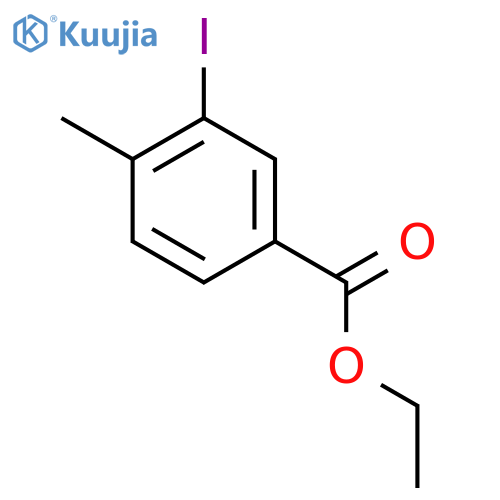 Ethyl 3-iodo-4-methylbenzoate structure