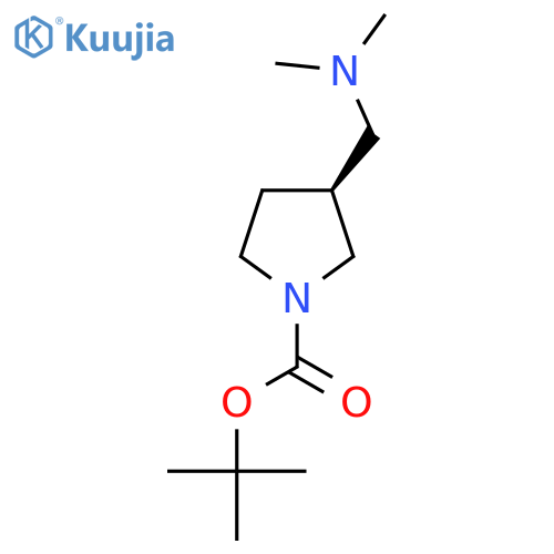 (S)-1-Boc-3-((Dimethylamino)methyl)pyrrolidine structure