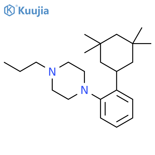 PIPERAZINE, 1-PROPYL-4-[2-(3,3,5,5-TETRAMETHYLCYCLOHEXYL)PHENYL]- structure