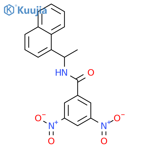(S)-(+)-N-[1-(1-NAPHTHYL)ETHYL]-3,5-DINITROBENZAMIDE structure