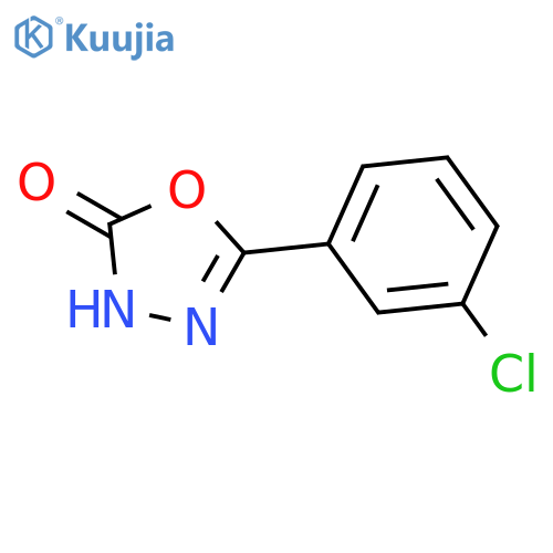 1,3,4-Oxadiazol-2(3H)-one, 5-(3-chlorophenyl)- structure