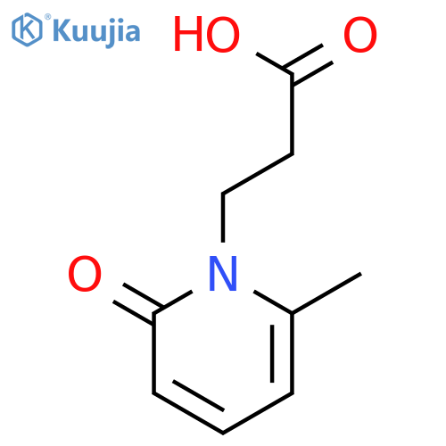 3-(6-Methyl-2-oxopyridin-1(2H)-yl)propanoic acid structure