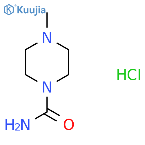 4-methylpiperazine-1-carboxamide;hydrochloride structure