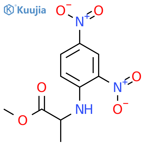 DL-ALANINE, N-(2,4-DINITROPHENYL)-, METHYL ESTER structure