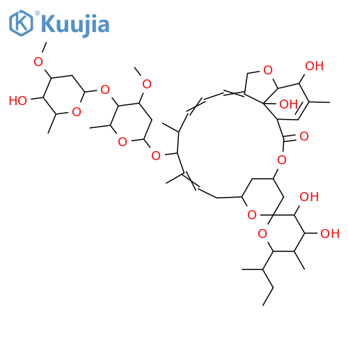 Avermectin B1a; 22,23-Dihydro, 22ξ,23S-dihydroxy structure