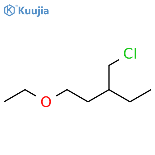 Pentane, 3-(chloromethyl)-1-ethoxy- structure