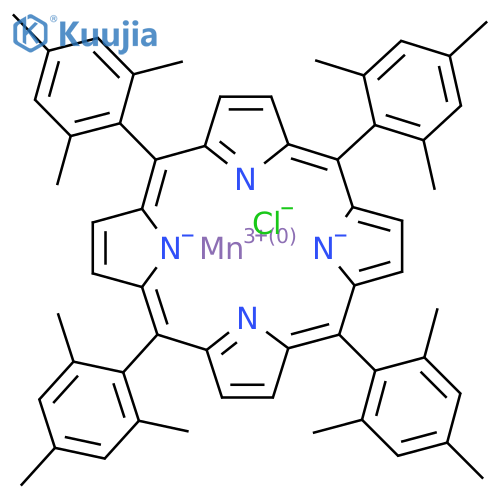 Chloro[5,10,15,20-tetramesitylporphyrinato(2-)-κ2n21,n23]manganese structure