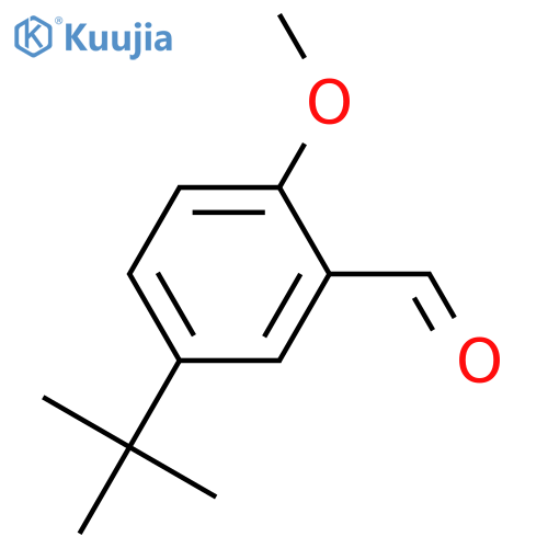 5-tert-butyl-2-methoxybenzaldehyde structure
