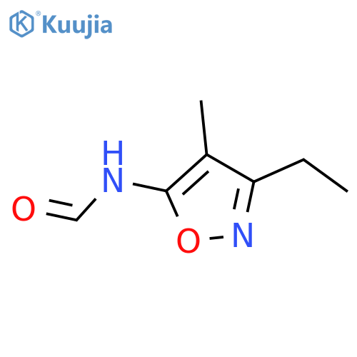 Formamide,N-(3-ethyl-4-methyl-5-isoxazolyl)- structure