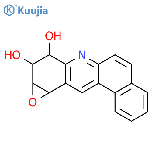 1a,2,3,11b-tetrahydrobenzo[a]oxireno[j]acridine-2,3-diol structure