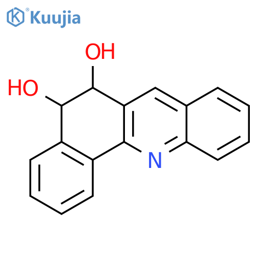 (5R,6R)-5,6-dihydrobenzo[c]acridine-5,6-diol structure