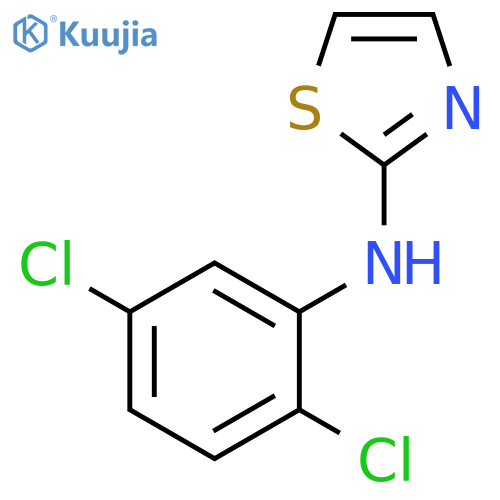 N-(2,5-dichlorophenyl)-1,3-thiazol-2-amine structure