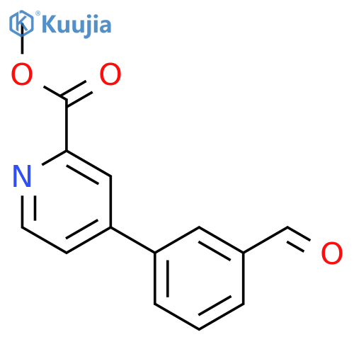 Benzaldehyde,3-(2-fluoro-4-pyridinyl)- structure
