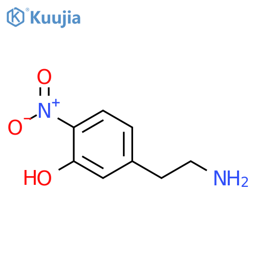 5-(2-aminoethyl)-2-nitrophenol structure