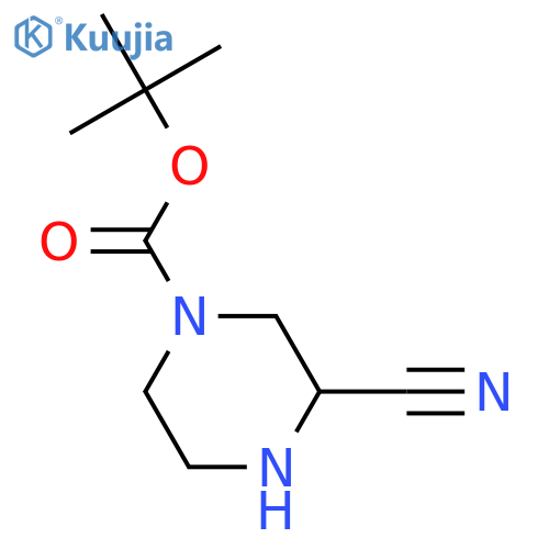 Tert-Butyl 3-cyanopiperazine-1-carboxylate structure