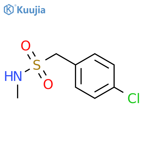 1-(4-chlorophenyl)-N-methylmethanesulfonamide structure