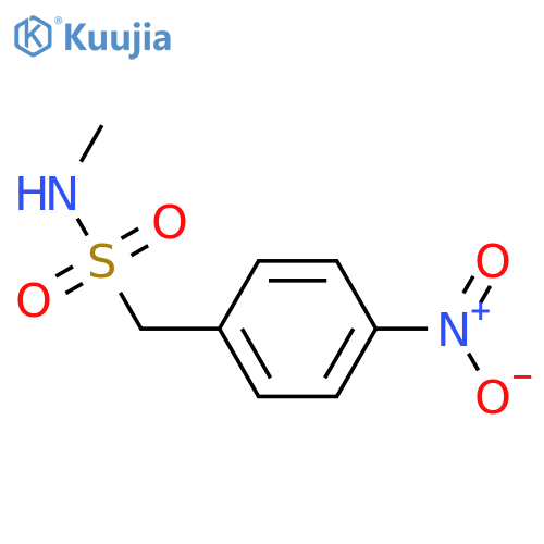 n-methyl-1-(4-nitrophenyl)methanesulfonamide structure