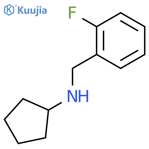 Cyclopentyl-(2-fluorobenzyl)amine structure