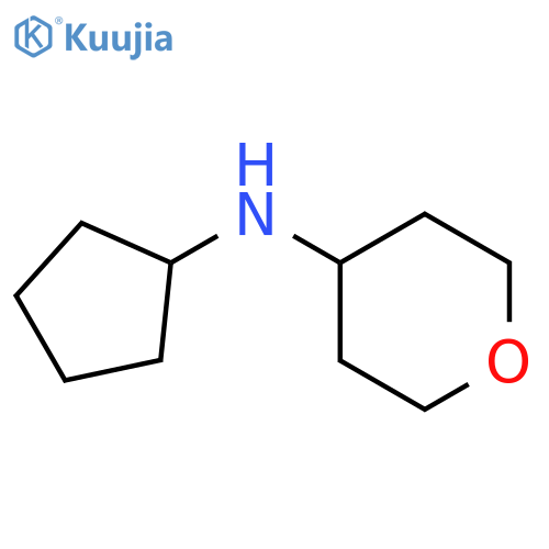 N-cyclopentyloxan-4-amine structure