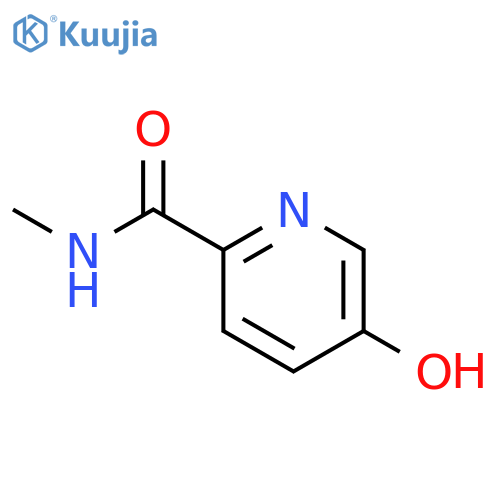 5-Hydroxy-N-methylpyridine-2-carboxamide structure