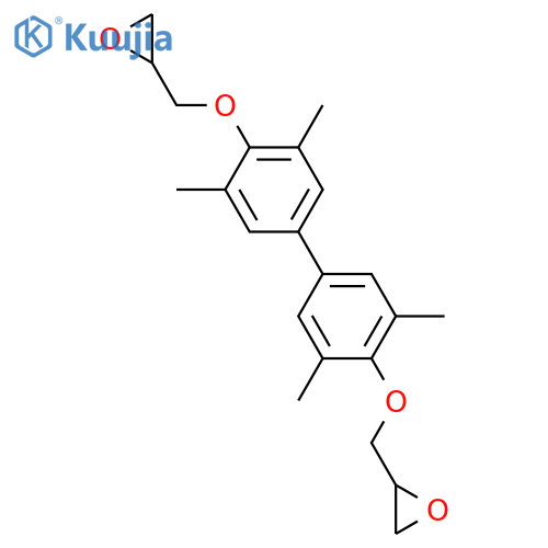 4,4'-Bis(2,3-epoxypropoxy)-3,3',5,5'-tetramethylbiphenyl structure