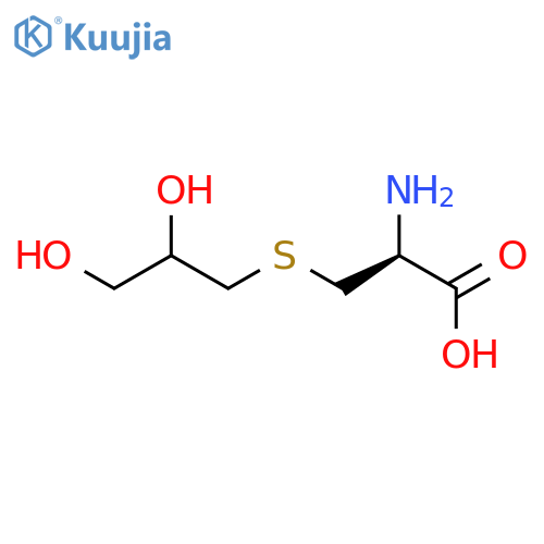 D-CYSTEINE, S-(2,3-DIHYDROXYPROPYL)- structure