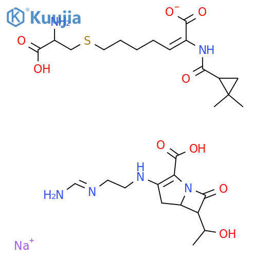 Imipenem and cilastatin sodium structure