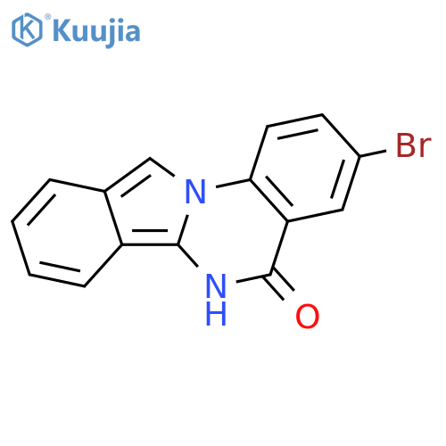 3-bromo-5H,6H-isoindolo2,1-aquinazolin-5-one structure