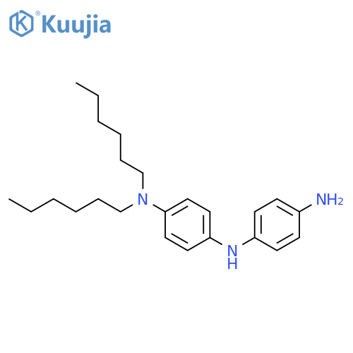 1,4-Benzenediamine, N'-(4-aminophenyl)-N,N-dihexyl- structure