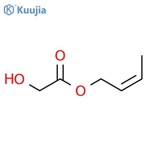 Acetic acid, hydroxy-, 2-butenyl ester, (Z)- structure