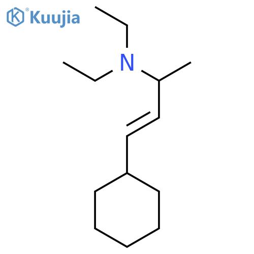 3-BUTEN-2-AMINE, 4-CYCLOHEXYL-N,N-DIETHYL-, (E)- structure