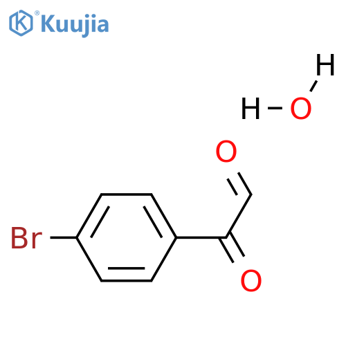 4-Bromophenylglyoxal hydrate structure