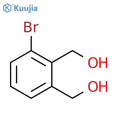 (3-BROMO-1,2-PHENYLENE)DIMETHANOL structure