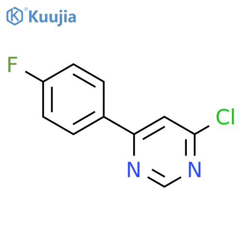 4-chloro-6-(4-fluorophenyl)pyrimidine structure