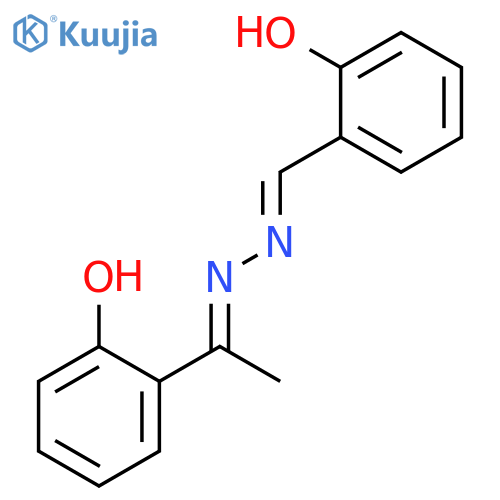 BENZALDEHYDE, 2-HYDROXY-, [1-(2-HYDROXYPHENYL)ETHYLIDENE]HYDRAZONE structure