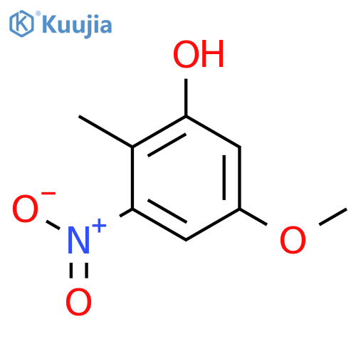 2-Hydroxy-4-methoxy-6-nitrotoluene structure